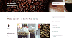 Desktop Screenshot of coffeebeanflavor.com